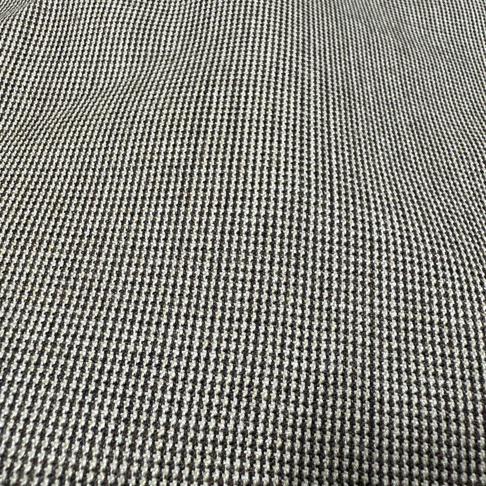 Lauren Ralph Lauren Men's 46L Houndstooth Silk‎ Wool Blend Blazer Tan Sport Coat